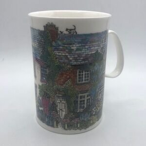 Cottages designed by Sue Scullard Fine Bone China Dunoon Ceramics. England Mug